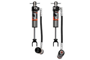 FOX 2.5 Front Shocks w/ DSC Reservoir Adjuster | 1.5-2.5 Inch Lift | Performance Elite Series | Chevy Silverado and GMC Sierra 2500HD / 3500HD (20-26) FOX