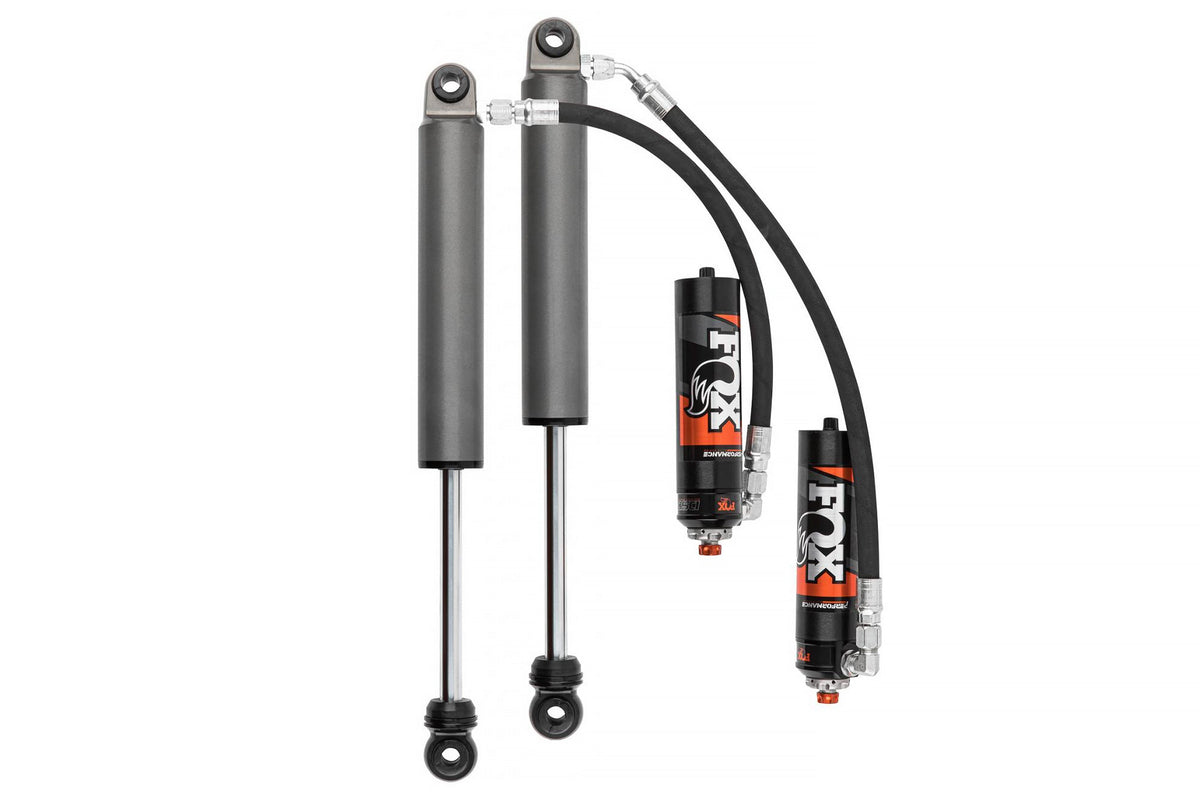 FOX 2.5 Rear Shocks w/ DSC Reservoir Adjuster | 2.5-4 Inch Lift | Performance Elite Series | Chevy Silverado and GMC Sierra 1500 (19-26)