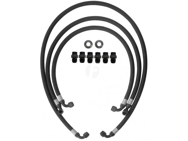 Fleece FPE-TL-LB7-LLY Allison Transmission Cooler Lines, 2001-2005 GM 6.6L Duramax LB7/LLY Fleece Performance