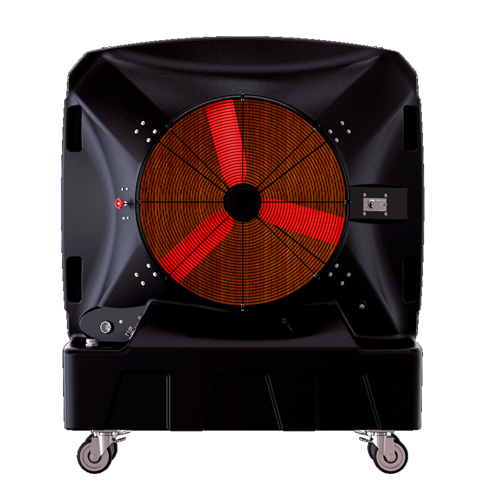 Industrial Evaporative Cooler - S&B Medium - Cools 4,000 Sq Ft - 65-Gal Tank - Portable S&B