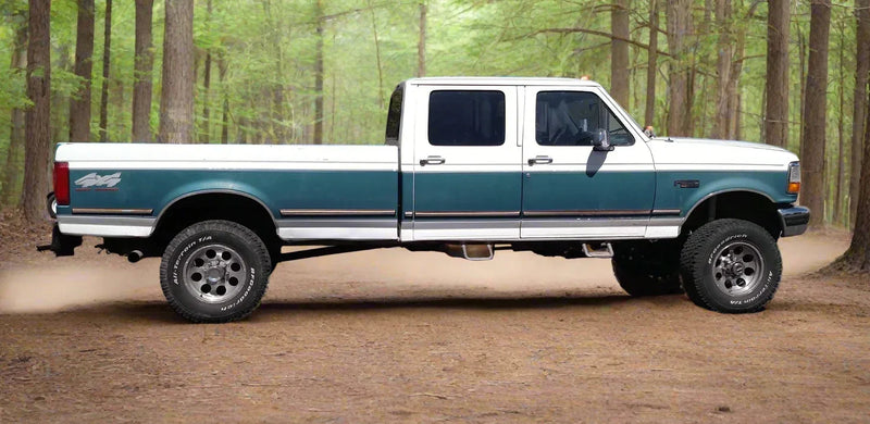 2" Front Shackle Reversal (Super Duty Spring) - 1985-1991 Ford F-Series