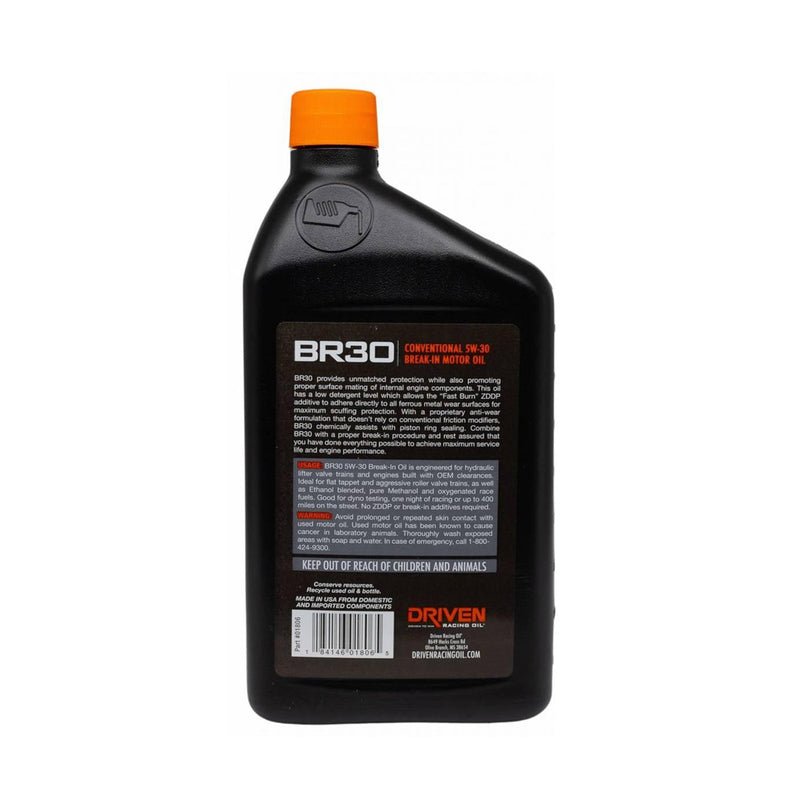 Driven BR30 Break-In 5W-30 Motor Oil