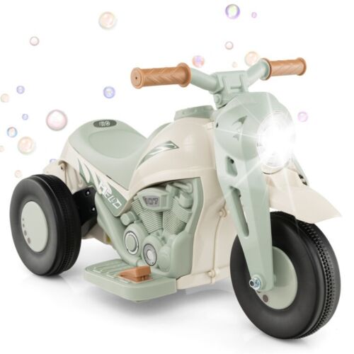 Fun and Exciting Electric Ride-On Motorcycle for Kids with Bubble Maker and Music - 6V Battery and Durable PP Wheels