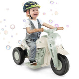 Fun and Exciting Electric Ride-On Motorcycle for Kids with Bubble Maker and Music - 6V Battery and Durable PP Wheels