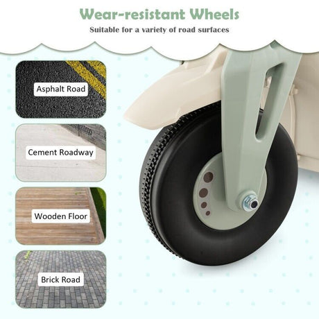 Fun and Exciting Electric Ride-On Motorcycle for Kids with Bubble Maker and Music - 6V Battery and Durable PP Wheels
