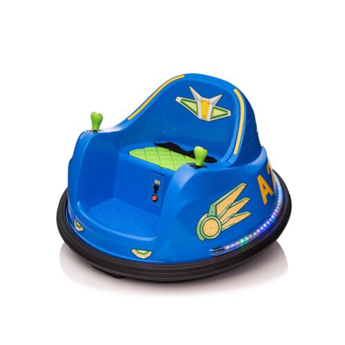 Fun and Safe 6V Kids Bumper Car Ride On Toy with Roller Caster Design