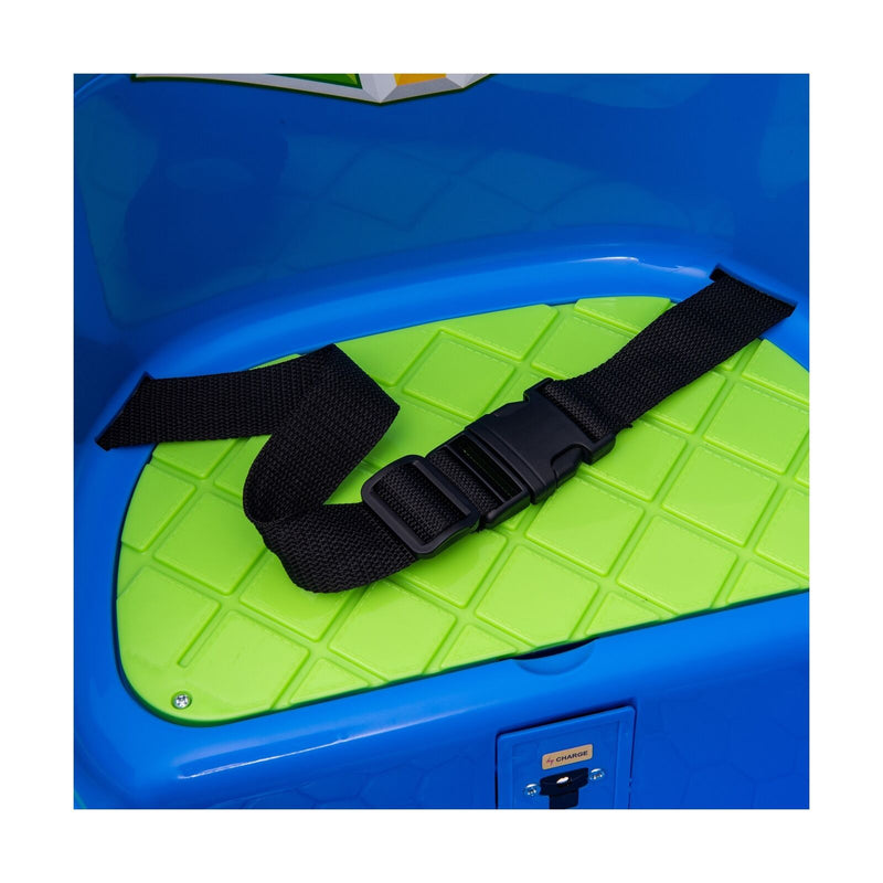 Fun and Safe 6V Kids Bumper Car Ride On Toy with Roller Caster Design