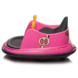Fun and Safe Pink Rechargeable Bumper Car for Kids Ages 2-5