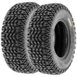 SunF ATV TIRE/UTV TIRE All Terrain Golf Cart Tire 4 PR Tubeless G003 (set of 2) SUNF