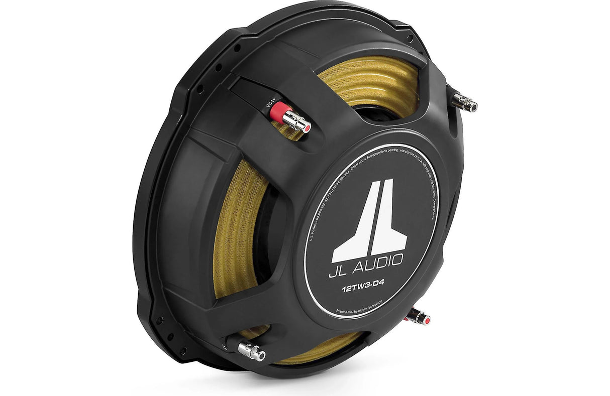 JL Audio 12TW3 | 12" 400W RMS Shallow Subwoofer DVC