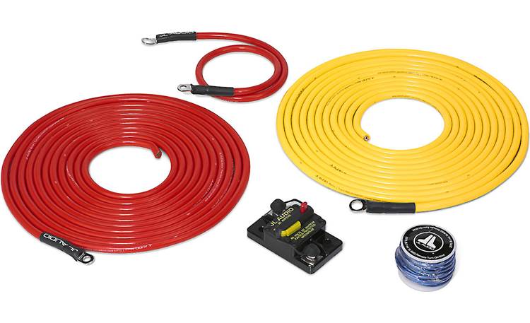 JL Audio Marine Amp Wiring Kit 6-gauge amplifier wiring kit with 50-amp circuit breaker (20 feet)