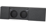 SPL Boxes SB362-212V-BL Custom-fit dual 12" ported subwoofer enclosure — fits 09-up Ford F-150 or 17-up F-250/350 SuperCrew trucks