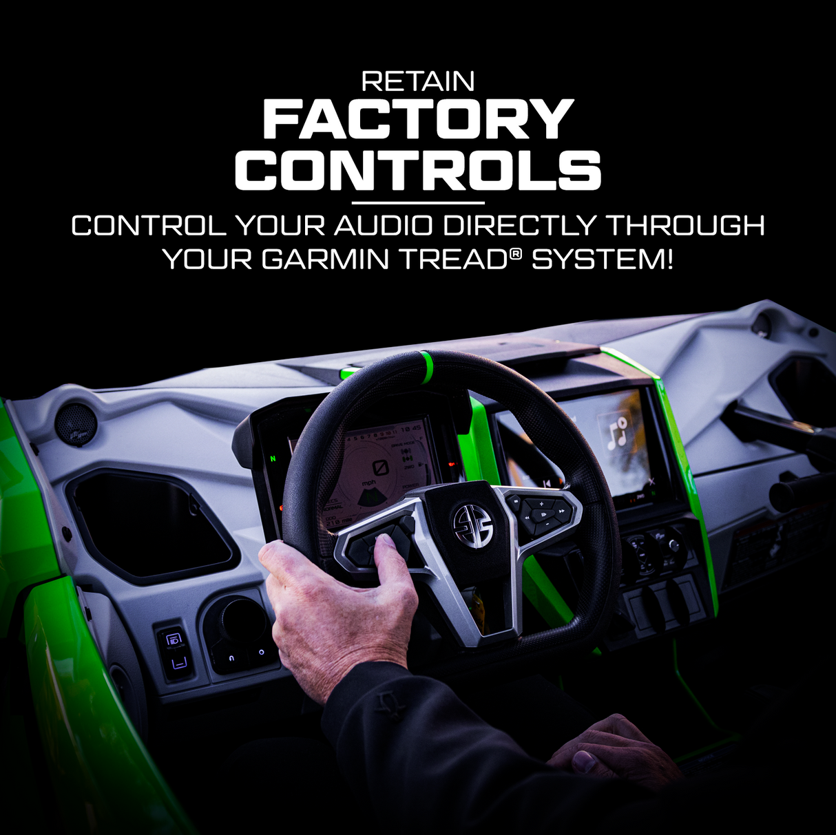 KAWASAKI® TERYX H2 GARMIN TREAD® Elite Stage 6 Stereo Kit | UTVS-H2-S6-GRM UTV Stereo