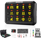 12-Gang Switch Panel With RGB And Remote Control Bluetooth App by GG Lighting