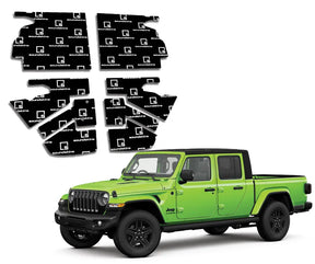 SoundSkins Jeep Gladiator 4-Door Vehicle Specific Kit (2020+) – Sound Deadening, 21.5 sq ft SoundSkins Global