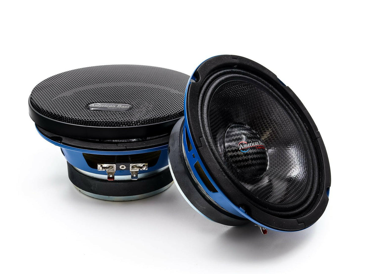 Godfather 6.5 Carbon Cone Midrange Speakers | 200 Watts (Pair)