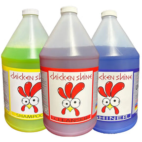 🐔 Golden Egg Deal 🐔: Complete 3 Gallon 3-Step UTV Wash Kit (Cleanse, Shampoo, Shine) Chicken Shine