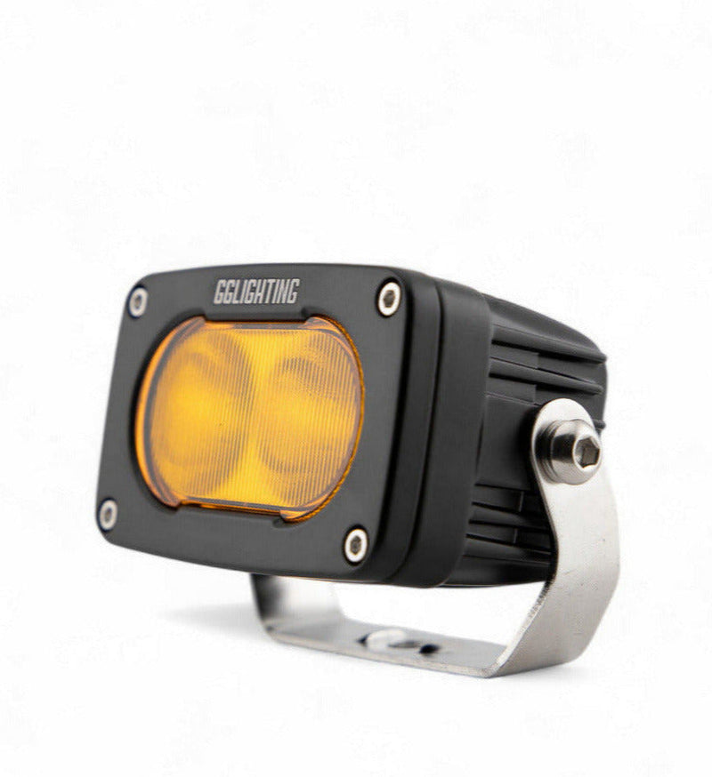 GP10 Flood Offroad LED Pod Amber by GG Lighting
