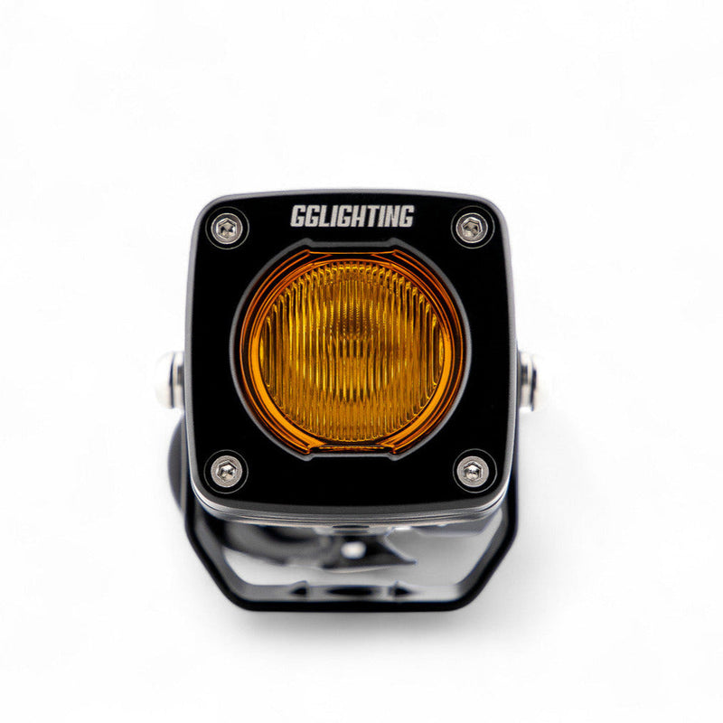 GP5 Single LED Pod Light Amber + Free Clear Lens by GG Lighting