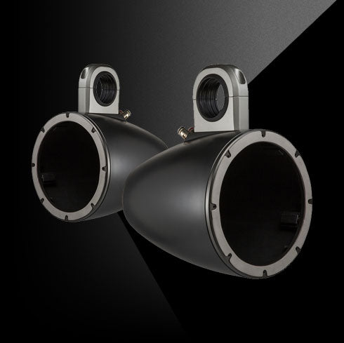 KICKER KMTES 8" Empty Enclosure Pair