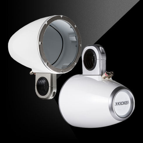 KICKER KMTESW 8" Empty Enclosure Pair