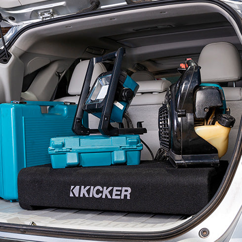 KICKER CompRT Down-Firing Loaded Enclosure