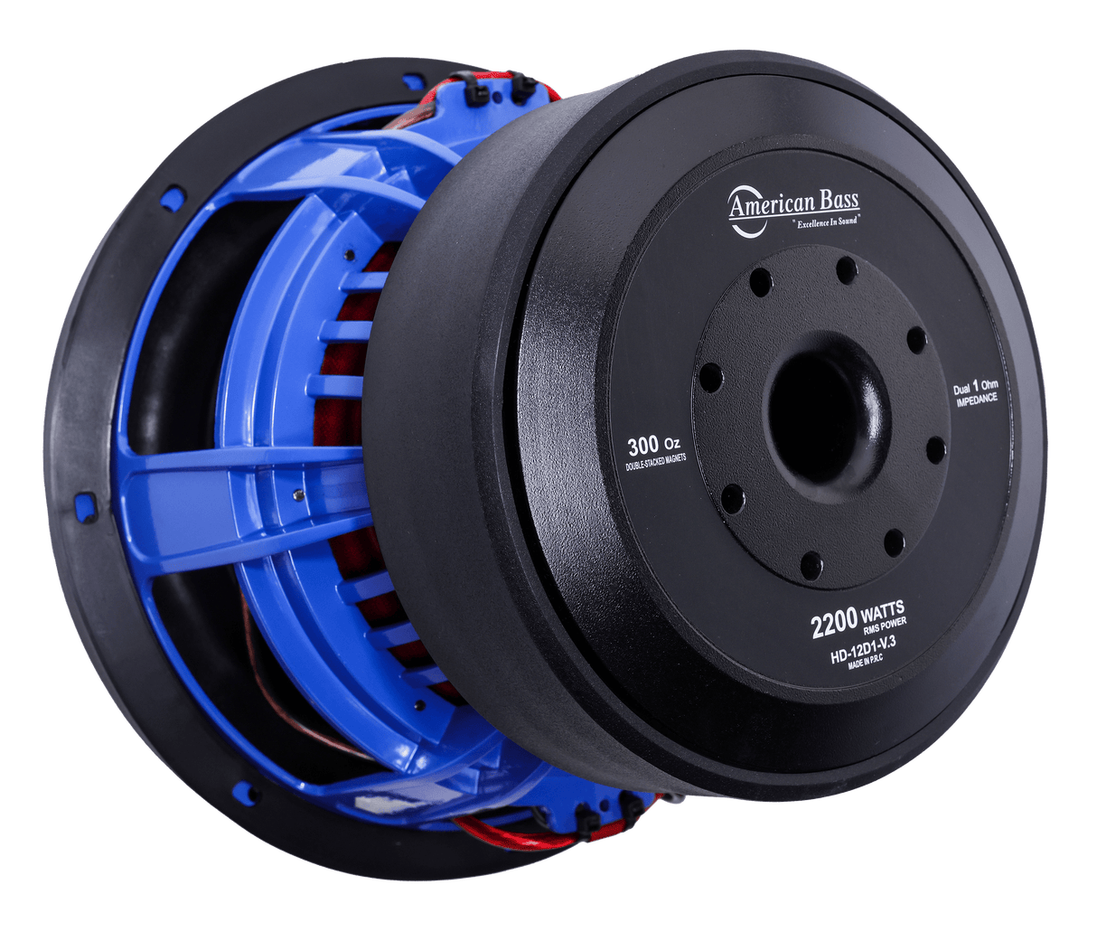 HD 12″ Car Subwoofer | 2000 Watts RMS | Dual Voice Coil 1 Ohm or 2 Ohm