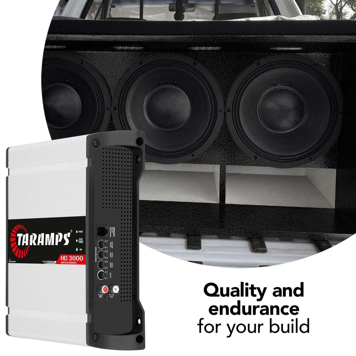 Taramps HD 3000 1 OHM + PRO 2.4S Car Amplifier & Processor COMBO Taramps USA