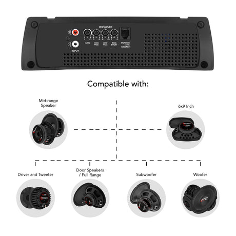 Taramps HD 3000 2 OHM + TS 400x4 2 OHM Car Audio Amplifier COMBO Taramps USA