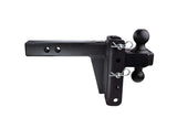 Heavy Duty 4” Drop/Rise Hitch 2" Box Steel Shank