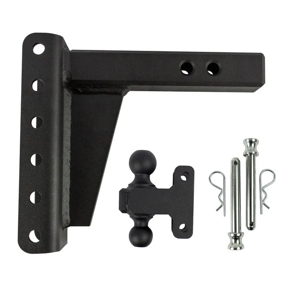 Bulletproof Heavy Duty 6” Drop/Rise Hitch - 2" Box Steel Shank