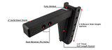 Bulletproof Heavy Duty 6” Drop/Rise Hitch - 2" Box Steel Shank