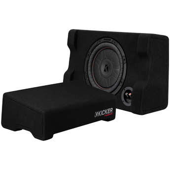KICKER CompVT Down-Firing Loaded Enclosure