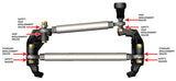 7/8 Inch Heim Steering Kit No Tubing