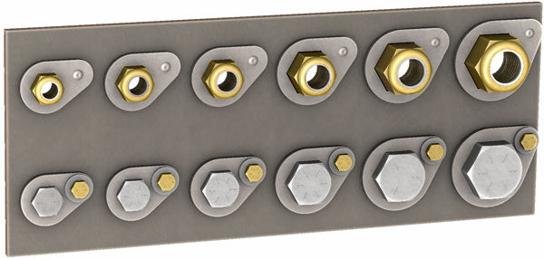 Hex Capture Plug Weld Washer