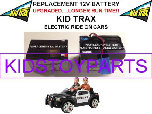 High Performance 12V Replacement Battery for Kid Trax Police Cars
