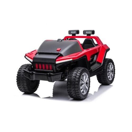 High-Powered Leather Seat Kids Ride-On Car with Four-Wheel Shock Absorbers - 24V7A 200W*2