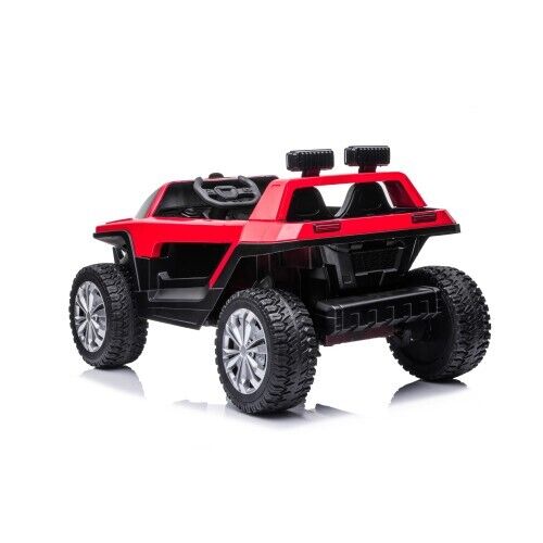 High-Powered Leather Seat Kids Ride-On Car with Four-Wheel Shock Absorbers - 24V7A 200W*2