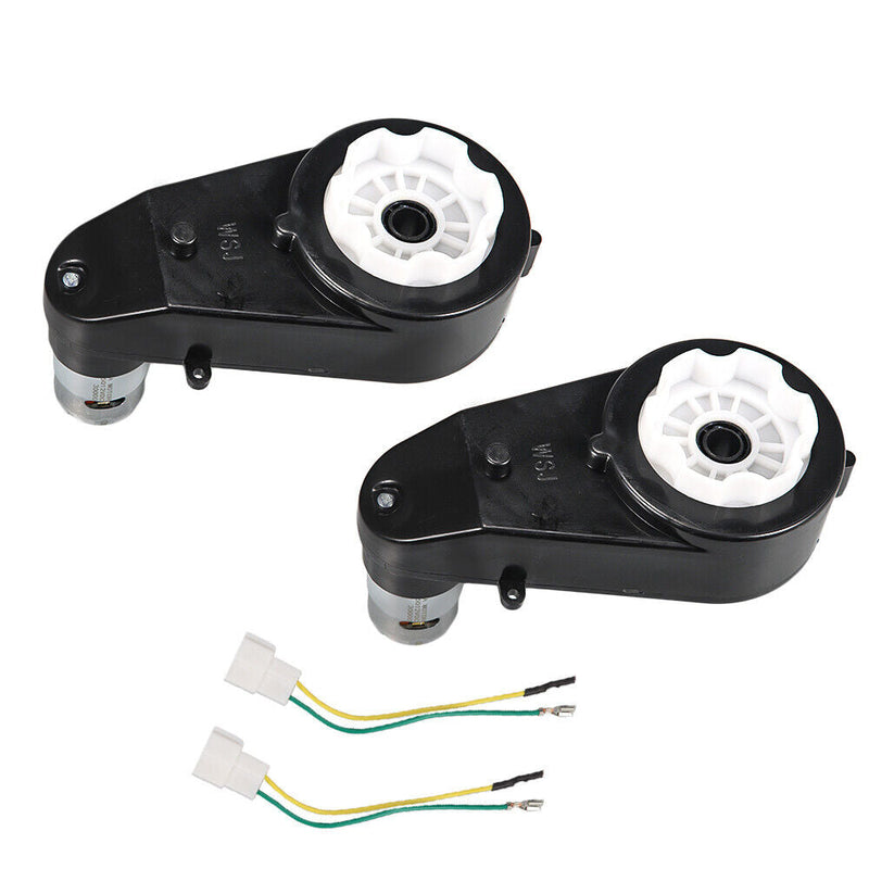 High-Speed 12V Electric Motor and Gear Box Combo for Kids' Power Wheels Ride On Toys