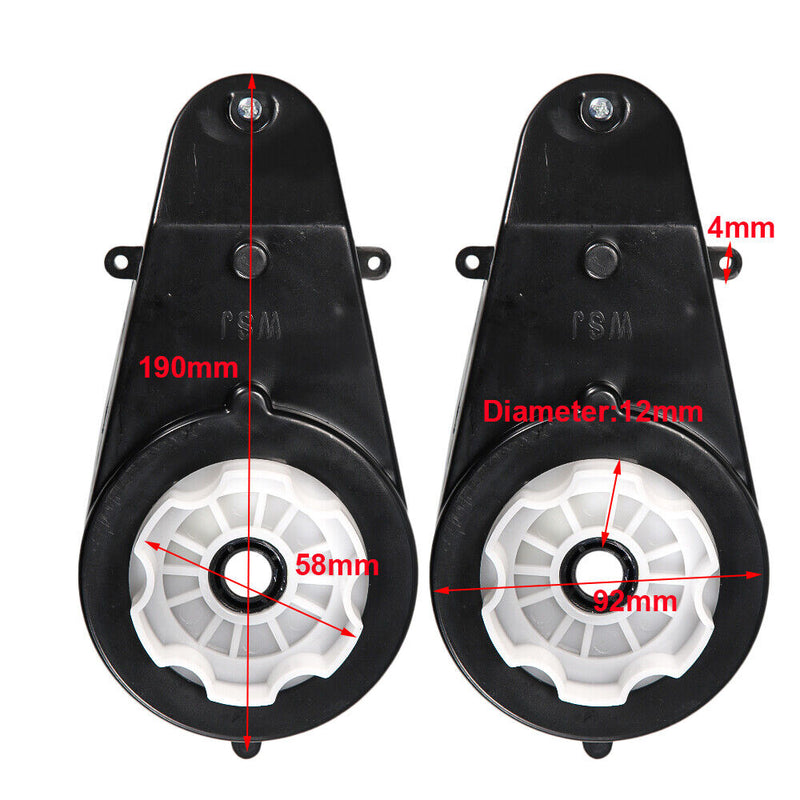 High-Speed 12V Electric Motor and Gear Box Combo for Kids' Power Wheels Ride On Toys