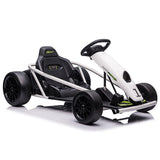 High-Speed Electric Go Kart with Music & Horn for Kids 8-12 Years - Drift in Style!