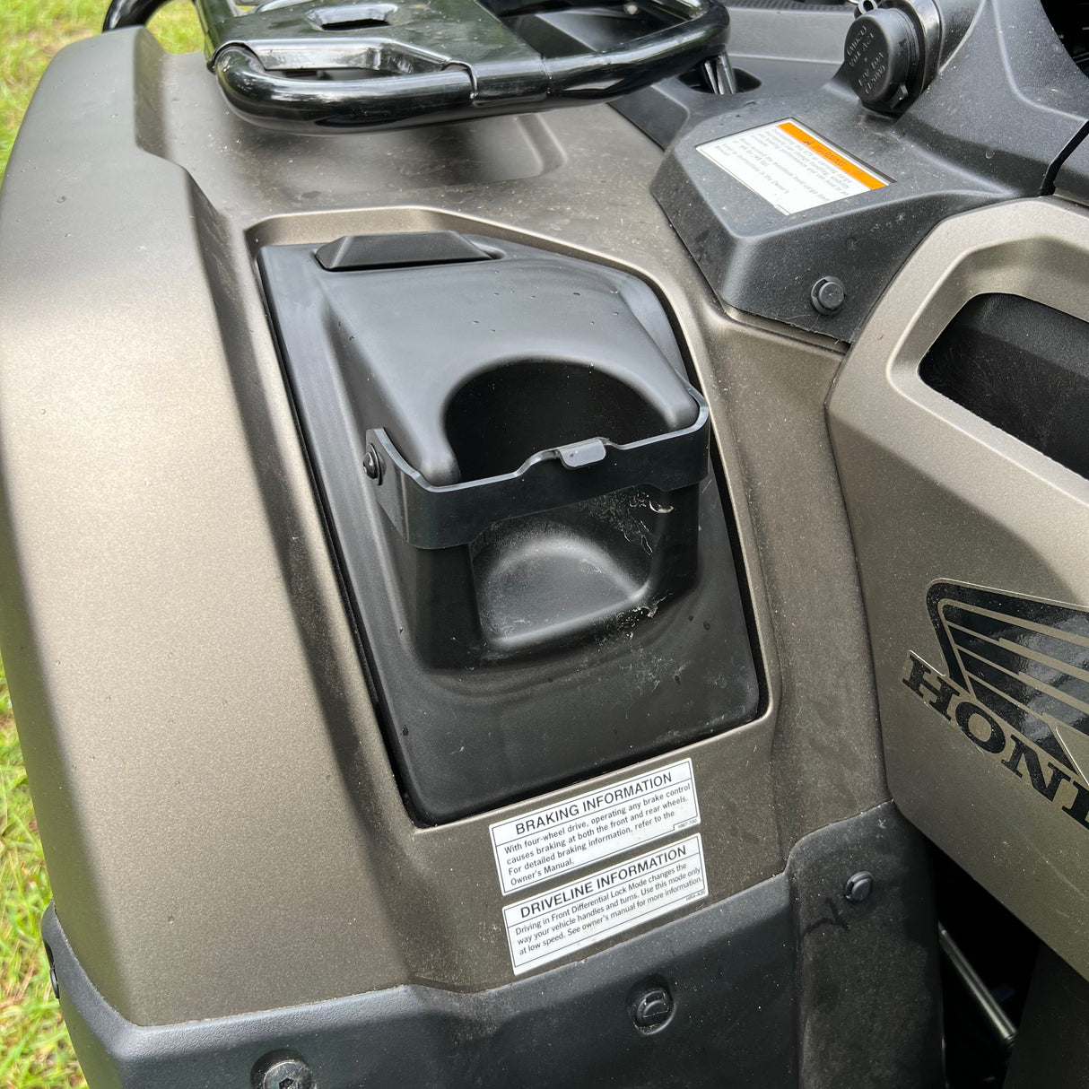 Factory Cup Holder for 2014+ Honda Foreman and Rubicon Vessel Powersports