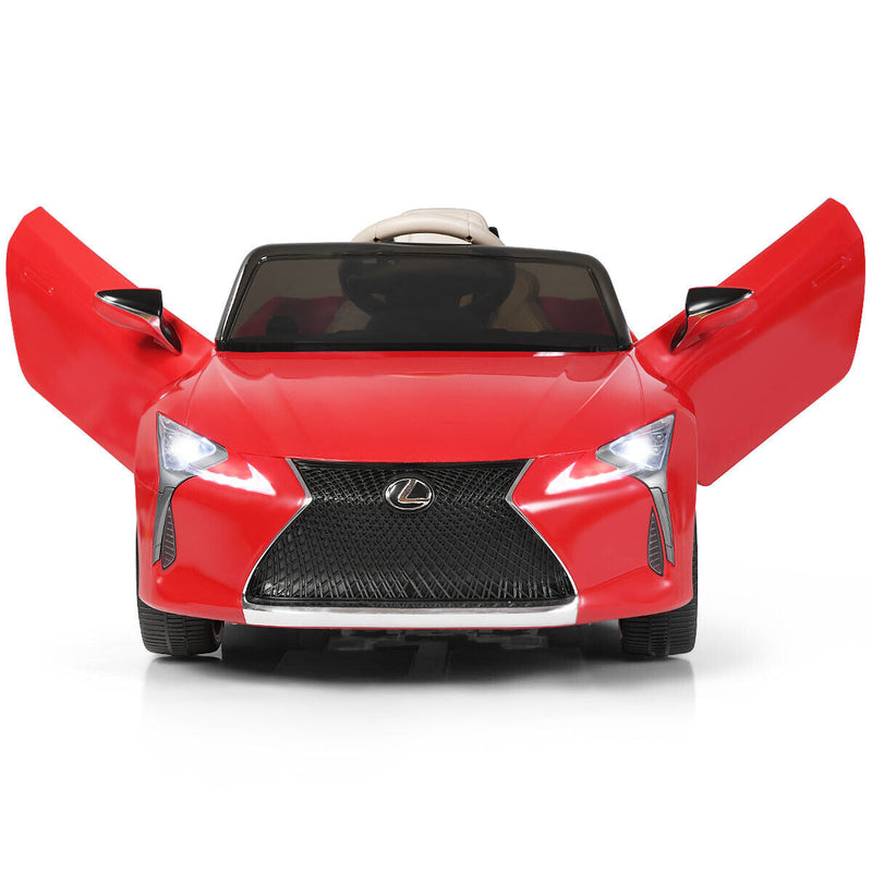 HoneyJoy 12V Kids Ride on Car Lexus LC500 Licensed Electric Vehicle with Remote Control - Red