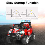 HoneyJoy 12V Kids Ride On Truck Car SUV with Remote Control, LED Lights, and MP3 Player - Perfect Christmas Gift