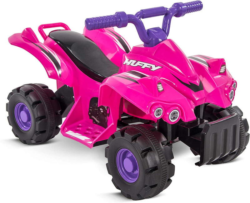 Hot Pink Mini Quad Electric Ride on Car for Kids