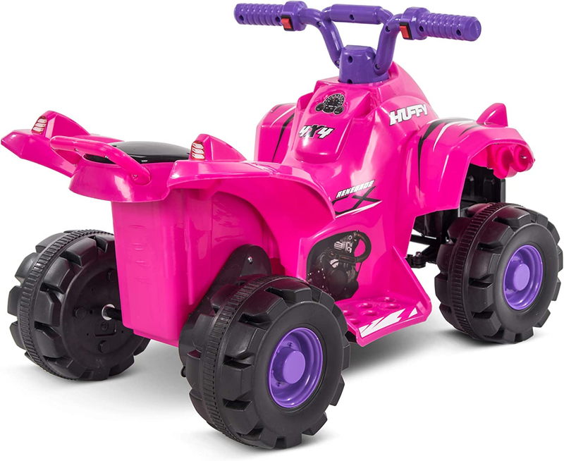 Hot Pink Mini Quad Electric Ride on Car for Kids