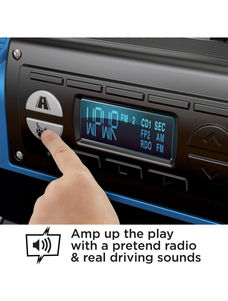 Hot Wheels Jeep Wrangler Ride-On - Blue (CBG61) - 2 Seater