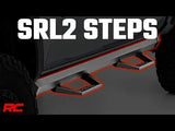 Rough Country SRL2 Adjustable Aluminum Steps Double Cab Toyota Tacoma 2WD/4WD 2024-2026 73003