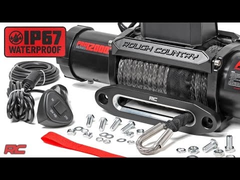 Rough Country 9500-Lb Pro Series Winch Synthetic Rope