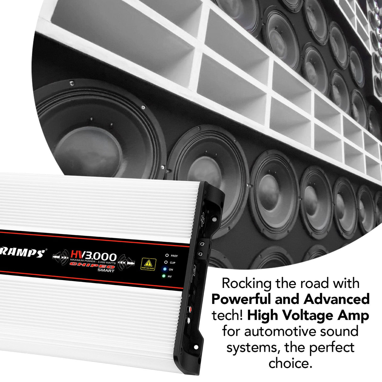 Taramps HV 3.000 CHIPEO SMART Car Audio Amplifier Taramps USA